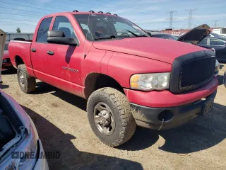 2004 Dodge Ram 2500 SLT with VIN 3D7KU28C34G206279, listed as a Copart auction lot 68125394 with 193,493 mi miles and Salvage Title. Bid and sale history available at carsss.com. Image 4.