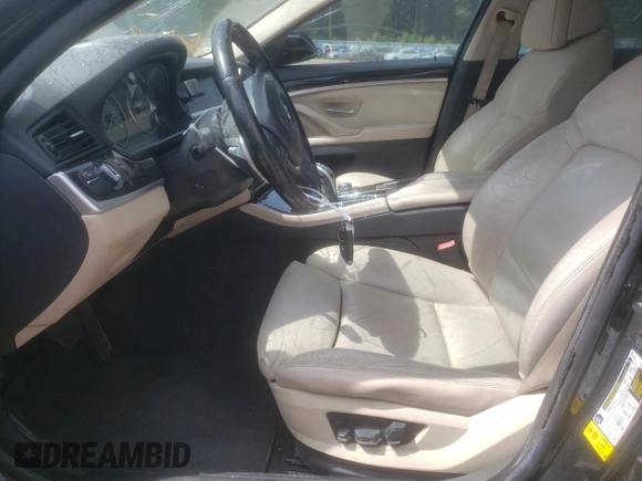 2011 BMW 5 Series 535i with VIN WBAFR7C58BC801354, listed as a Copart auction lot 50612135 with 164,237 mi miles and Salvage Title. Bid and sale history available at DreamBid. Image 7.
