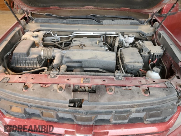 2021 Chevrolet Colorado 2WD LT with VIN 1GCGSCEA3M1295848, listed as a Copart auction lot 83054544 with 57,739 mi miles and Salvage Title. Bid and sale history available at carsss.com. Image 11.