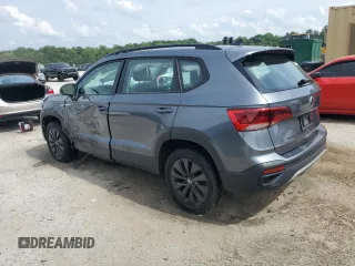 2024 Volkswagen Taos S с VIN 3VV5X7B29RM015584, выставлен на аукционе Copart как лот 57686995 с пробегом 32 164 миль миль и Чистый • Clean title. История ставок и продаж доступна на DreamBid. Изображение 2.