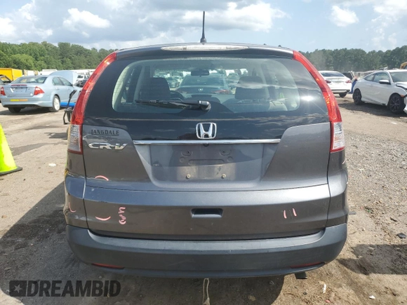 2013 Honda CR-V LX with VIN 3CZRM3H33DG702658, listed as a Copart auction lot 61850335 with 80,280 mi miles and Salvage title. Bid and sale history available at DreamBid. Image 6.