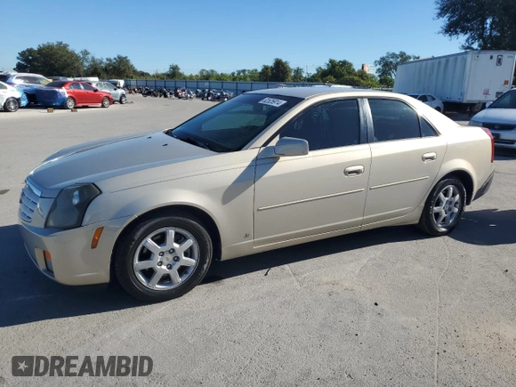 2007 Cadillac CTS with VIN 1G6DP577370142742, listed as a Copart auction lot 82526914 with 159,037 mi miles and Salvage Title. Bid and sale history available at carsss.com. Image 1.