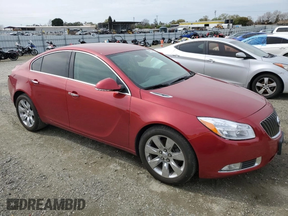 2012 Buick Regal Turbo Premium 1 z VIN 2G4GS5EV4C9202713, wystawiony jako Copart lot #49727805 z przebiegiem 146 393 mil mil oraz Szkoda całkowita • Salvage title. Historia ofert i sprzedaży dostępna na DreamBid. Obrazek 4.