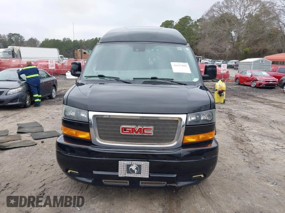 2019 GMC Savana Cargo with VIN 1GTW7BFG2K1176681, listed as a IAAI auction lot 41627842 with 110,000 mi miles. Bid and sale history available at carsss.com. Image 12.