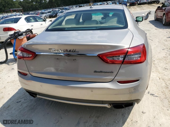 2014 Maserati Quattroporte GTS with VIN ZAM56PPA4E1088897, listed as a Copart auction lot 67816454 with NaN miles and Salvage Title. Bid and sale history available at carsss.com. Image 6.