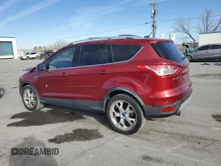 2013 Ford Escape Titanium with VIN 1FMCU0J94DUA93954, listed as a Copart auction lot 46627755 with 112,753 mi miles and Salvage Title. Bid and sale history available at carsss.com. Image 2.