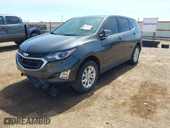 2020 Chevrolet Equinox LT with VIN 2GNAXUEV1L6207088, listed as a IAAI auction lot 41830542 with 65,836 mi miles. Bid and sale history available at carsss.com. Image 2.
