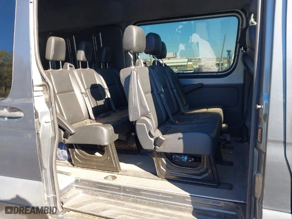 2019 Mercedes-Benz Sprinter Cargo Van with VIN WD4PF1CDXKP124391, listed as a IAAI auction lot 40734786 with 108,238 mi miles. Bid and sale history available at carsss.com. Image 8.