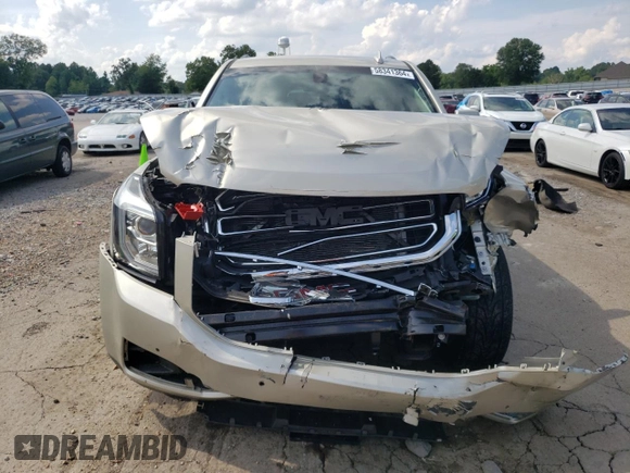 2015 GMC Yukon SLE with VIN 1GKS1AKCXFR684096, listed as a Copart auction lot 58341364 with 0 mi miles and Salvage Title. Bid and sale history available at carsss.com. Image 5.