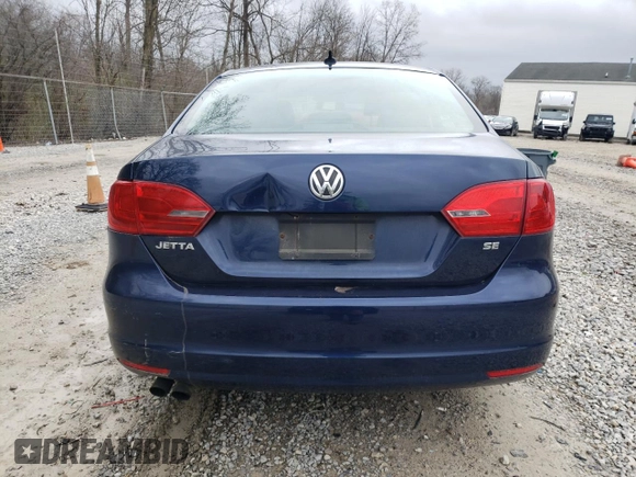 2014 Volkswagen Jetta Sedan SE with VIN 3VWD17AJ0EM414055, listed as a Copart auction lot 51383895 with 117,988 mi miles and Clean Title. Bid and sale history available at carsss.com. Image 6.