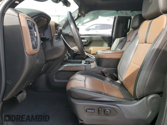 2019 Chevrolet Silverado 1500 High Country with VIN 1GCUYHEL9KZ267244, listed as a Copart auction lot 46989495 with 93,018 mi miles and Salvage Title. Bid and sale history available at carsss.com. Image 7.