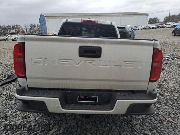 2021 Chevrolet Colorado 4WD Z71 with VIN 1GCGTDEN5M1210367, listed as a Copart auction lot 47817145 with 69,299 mi miles and Salvage Title. Bid and sale history available at carsss.com. Image 6.