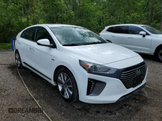 2018 Hyundai Ioniq Limited with VIN KMHC05LC7JU069144, listed as a Copart auction lot 61440105 with 221,779 mi miles and Salvage title. Bid and sale history available at DreamBid. Image 4.