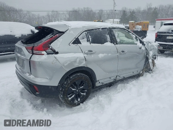 2022 Mitsubishi Eclipse Cross LE with VIN JA4ATVAA4NZ002850, listed as a IAAI auction lot 41531533 with 58,928 mi miles and . Bid and sale history available at DreamBid. Image 4.