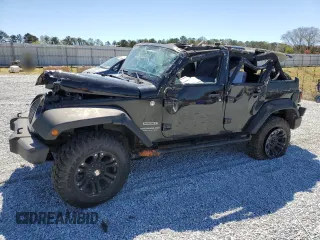 2014 Jeep Wrangler Unlimited Sport with VIN 1C4BJWDG7EL257811, listed as a Copart auction lot 50112335 with 218,530 mi miles and Salvage Title. Bid and sale history available at carsss.com. Image 1.