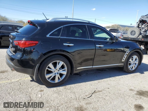 2016 Infiniti QX70 with VIN JN8CS1MU4GM670913, listed as a Copart auction lot 44271595 with 66,151 mi miles and Salvage title. Bid and sale history available at DreamBid. Image 3.