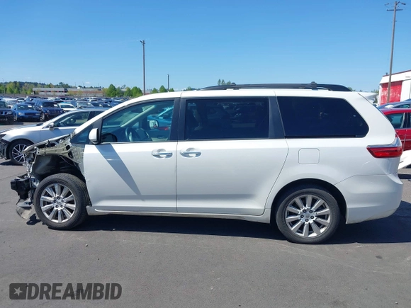2017 Toyota Sienna XLE z VIN 5TDDZ3DC5HS162857, wystawiony jako IAAI lot #42054307 z przebiegiem 85 451 mil mil oraz . Historia ofert i sprzedaży dostępna na DreamBid. Obrazek 15.