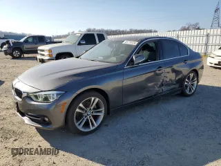 2018 BMW 3 Series 328d with VIN WBA8E5C58JA506712, listed as a Copart auction lot 85775124 with 57,393 mi miles and Salvage title. Bid and sale history available at DreamBid. Image 1.