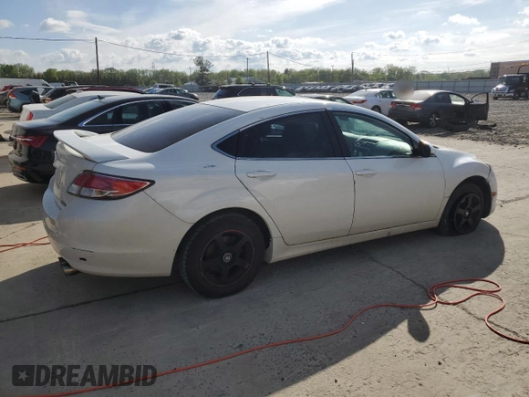 2011 Mazda 6 i Sport with VIN 1YVHZ8BH2B5M10308, listed as a Copart auction lot 52852885 with 184,876 mi miles and Salvage Title. Bid and sale history available at DreamBid. Image 3.