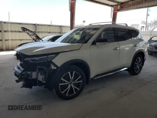2022 Infiniti QX60 Sensory with VIN 5N1DL1GS8NC332839, listed as a Copart auction lot 52494255 with 7,863 mi miles and Salvage title. Bid and sale history available at DreamBid. Image 1.