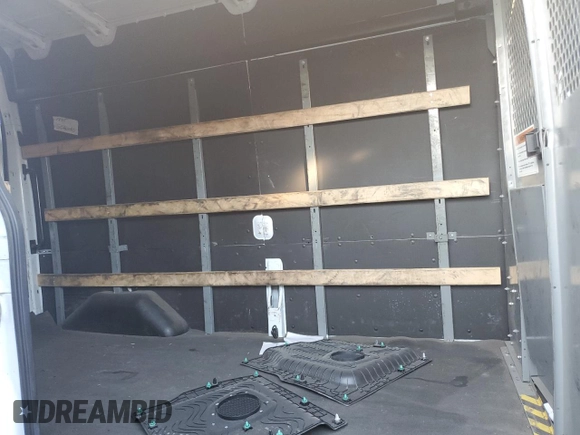 2021 Ford Transit Cargo with VIN 1FTBR1X87MKA68791, listed as a Copart auction lot 43239345 with 95,963 mi miles and Salvage Title. Bid and sale history available at DreamBid. Image 11.