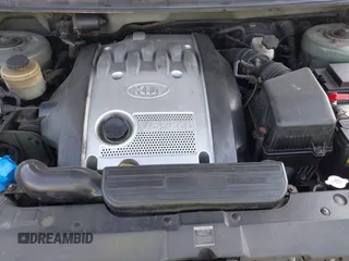 2005 Kia Sedona LX with VIN KNDUP132X56678100, listed as a IAAI auction lot 42085299 with 115,217 mi miles. Bid and sale history available at carsss.com. Image 10.