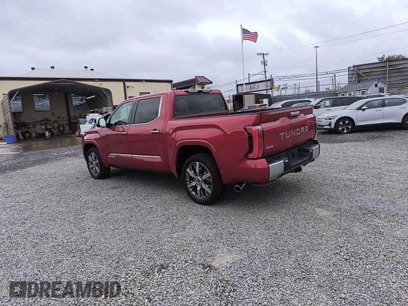 2023 Toyota Tundra Capstone Hybrid with VIN 5TFVC5DB3PX030312, listed as a Copart auction lot 73486854 with 5,533 mi miles and Clean title. Bid and sale history available at DreamBid. Image 2.