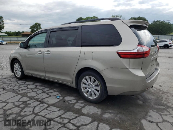2017 Toyota Sienna XLE with VIN 5TDDZ3DC7HS170619, listed as a Copart auction lot 58575075 with 153,184 mi miles and Clean title. Bid and sale history available at DreamBid. Image 2.