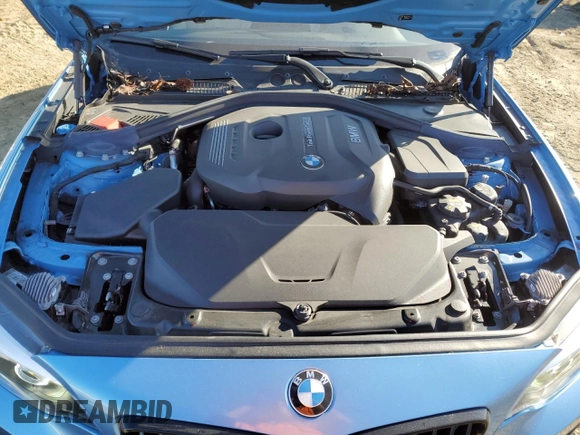 2020 BMW 2 Series 230i with VIN WBA2J1C05L7E57082, listed as a Copart auction lot 43057505 with 2,250 mi miles and Salvage Title. Bid and sale history available at carsss.com. Image 11.
