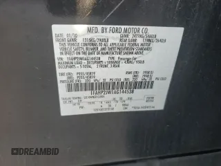 2010 Ford Taurus Limited z VIN 1FAHP2JW1AG144538, wystawiony jako Copart lot #63419925 z przebiegiem Nie podano mil oraz Szkoda całkowita • Salvage title. Historia ofert i sprzedaży dostępna na DreamBid. Obrazek 12.