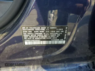 2014 Volkswagen Passat SE z VIN 1VWBN7A36EC053431, wystawiony jako Copart lot #49343735 z przebiegiem 102 845 mil mil oraz Szkoda całkowita • Salvage title. Historia ofert i sprzedaży dostępna na DreamBid. Obrazek 12.
