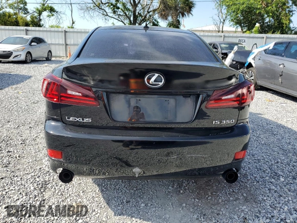2007 Lexus IS 350 with VIN JTHBE262672011290, listed as a Copart auction lot 65977855 with 295,663 mi miles and Clean title. Bid and sale history available at DreamBid. Image 6.
