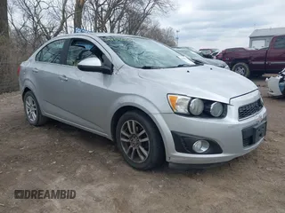 2012 Chevrolet Sonic LT with VIN 1G1JC5SH1C4136526, listed as a IAAI auction lot 41880812 with 169,587 mi miles and . Bid and sale history available at DreamBid. Image 1.