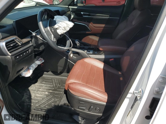 2023 Kia Telluride SX X-Line with VIN 5XYP5DGC1PG341113, listed as a Copart auction lot 54767765 with 8,774 mi miles and Salvage title. Bid and sale history available at DreamBid. Image 7.