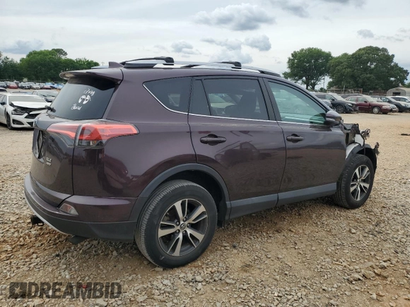 2016 Toyota RAV4 XLE with VIN 2T3RFREV9GW516247, listed as a Copart auction lot 56342505 with 105,718 mi miles and Salvage title. Bid and sale history available at DreamBid. Image 3.