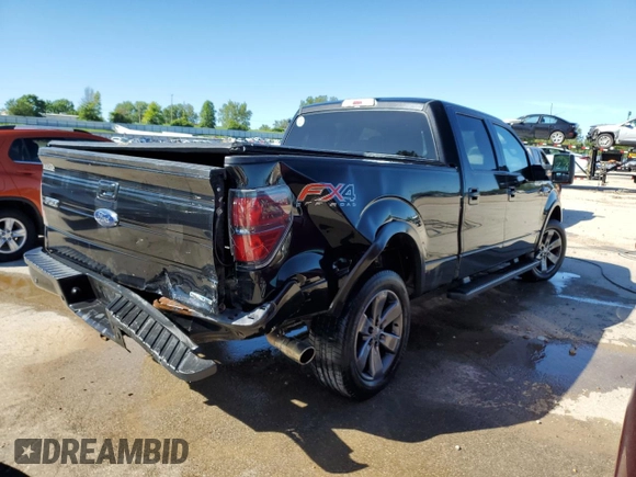 2013 Ford F-150 XL with VIN 1FTFW1EF9DFD28516, listed as a Copart auction lot 55340734 with 278,573 mi miles and Salvage Title. Bid and sale history available at carsss.com. Image 3.