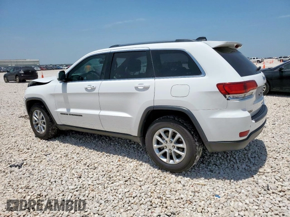 2021 Jeep Grand Cherokee Laredo E with VIN 1C4RJEAG7MC596709, listed as a Copart auction lot 57466875 with 56,164 mi miles and Salvage title. Bid and sale history available at DreamBid. Image 2.