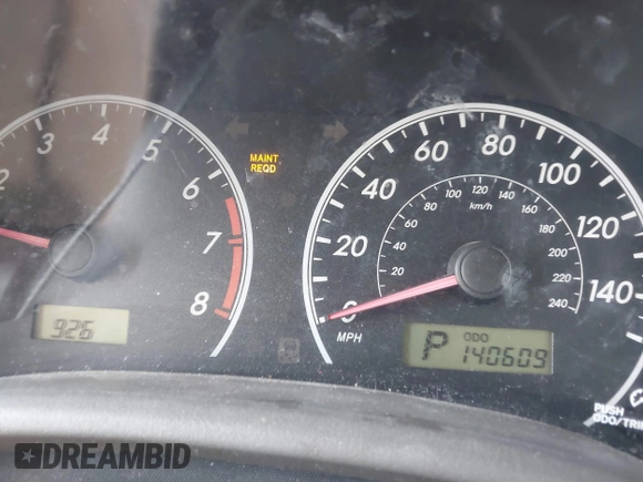 2010 Toyota Corolla with VIN 1NXBU4EE9AZ186488, listed as a IAAI auction lot 42422152 with 140,609 mi miles and . Bid and sale history available at DreamBid. Image 7.