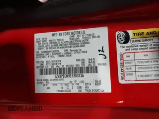 2014 Ford Mustang V6 with VIN 1ZVBP8EM9E5303736, listed as a IAAI auction lot 41895487 with 130,149 mi miles. Bid and sale history available at carsss.com. Image 9.