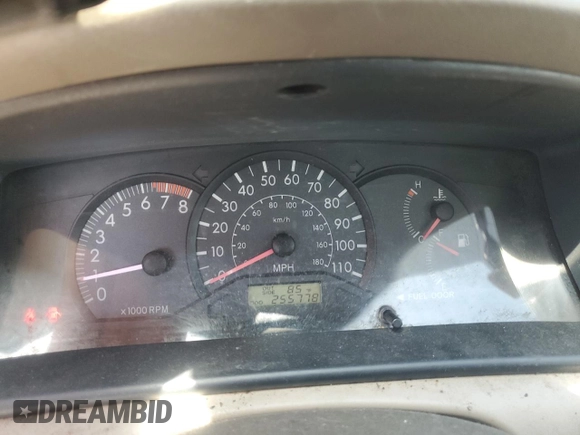 2006 Toyota Corolla CE with VIN 1NXBR32E26Z752238, listed as a Copart auction lot 54994805 with 255,778 mi miles and Salvage Title. Bid and sale history available at DreamBid. Image 9.