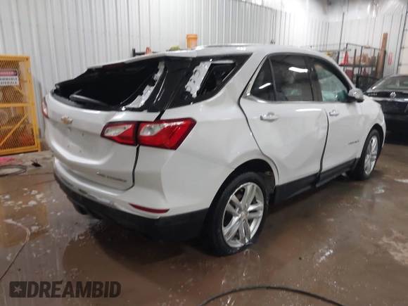 2019 Chevrolet Equinox Premier with VIN 2GNAXYEX0K6123688, listed as a IAAI auction lot 41542926 with 54,977 mi miles. Bid and sale history available at carsss.com. Image 4.