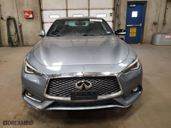 2018 Infiniti Q60 3.0t LUXE with VIN JN1EV7EL8JM391124, listed as a Copart auction lot 53122135 with 97,314 mi miles and Salvage Title. Bid and sale history available at carsss.com. Image 5.