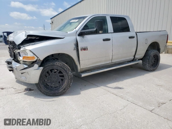 2012 Ram 2500 ST with VIN 3C6UD5CL8CG284008, listed as a Copart auction lot 53510265 with 219,486 mi miles and Salvage Title. Bid and sale history available at carsss.com. Image 1.
