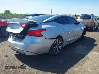 2018 Nissan Maxima SR with VIN 1N4AA6AP3JC374804, listed as a IAAI auction lot 42145406 with 136,757 mi miles. Bid and sale history available at carsss.com. Image 4.