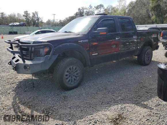 2014 Ford F-150 XL with VIN 1FTFW1ET4EFB12970, listed as a Copart auction lot 45602265 with 197,826 mi miles and Salvage Title. Bid and sale history available at DreamBid. Image 1.