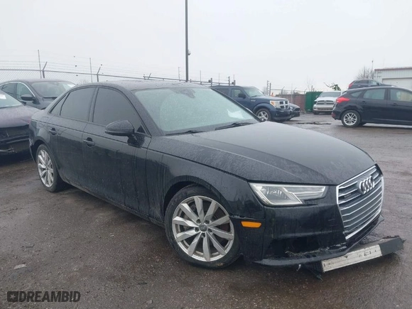 2017 Audi A4 Premium with VIN WAUANAF44HN008104, listed as a IAAI auction lot 41715805 with 130,254 mi miles. Bid and sale history available at carsss.com. Image 1.