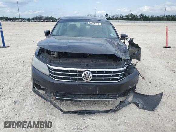 2017 Volkswagen Passat S with VIN 1VWAT7A30HC048893, listed as a Copart auction lot 55266315 with 199,490 mi miles and Salvage title. Bid and sale history available at DreamBid. Image 5.