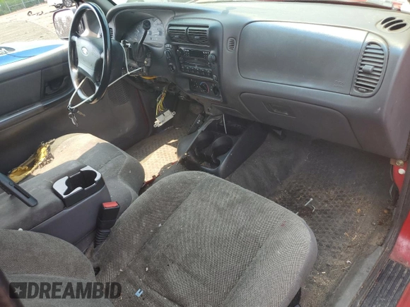 2002 Ford Ranger XL Fleet with VIN 1FTZR45E12PB13314, listed as a Copart auction lot 59835015 with 192,979 mi miles and Salvage title. Bid and sale history available at DreamBid. Image 8.