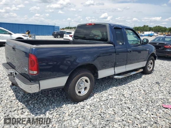 2002 Ford F-150 XL with VIN 1FTRX17222KB05081, listed as a Copart auction lot 56459765 with 126,941 mi miles and Salvage title. Bid and sale history available at DreamBid. Image 3.