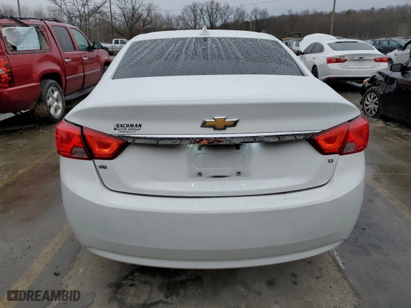 2019 Chevrolet Impala LT with VIN 1G11Z5S38KU115349, listed as a Copart auction lot 86441004 with 91,266 mi miles and Salvage Title. Bid and sale history available at carsss.com. Image 6.